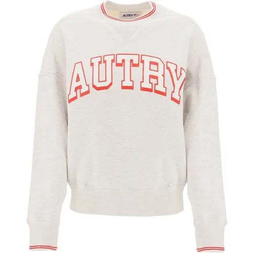 Varsity Style Sweatshirt , Damen, Größe: XS - Autry - Modalova