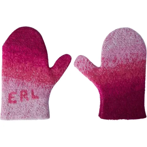 Erl, Gloves Pink, Damen, Größe: L - ERL - Modalova