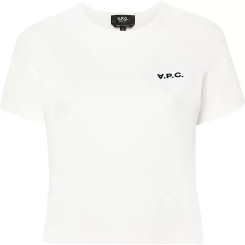 Off- Logo Crew Neck T-shirt - A.p.c. - Modalova