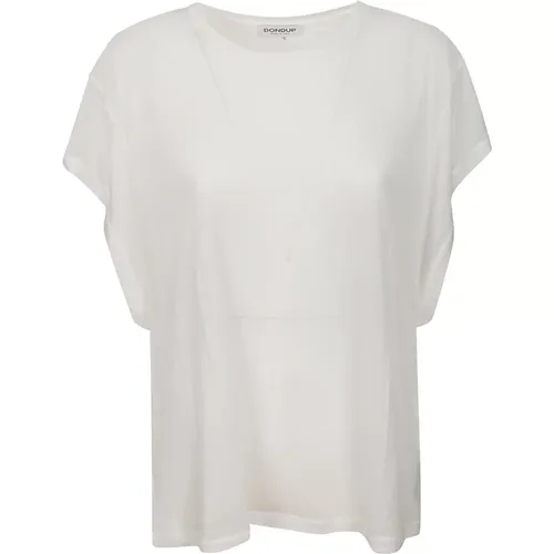 T-Shirt , female, Sizes: M, S - Dondup - Modalova