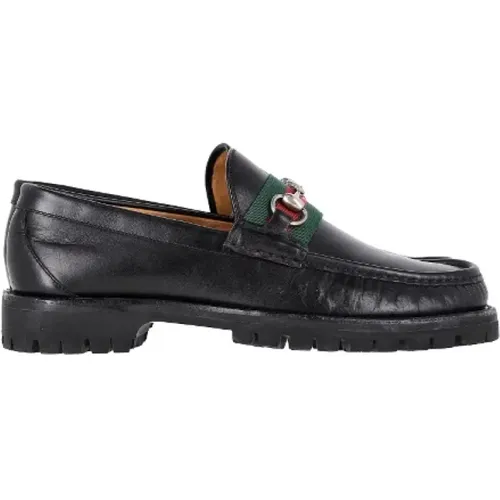 Pre-owned Leather flats , male, Sizes: 8 UK - Gucci Vintage - Modalova