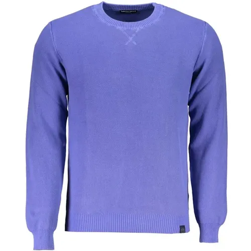 Blaue Baumwollpullover für Männer , Herren, Größe: M - North Sails - Modalova