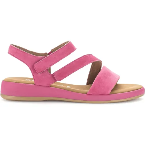 Lila Leder Sandalen Modern Bequem - Gabor - Modalova