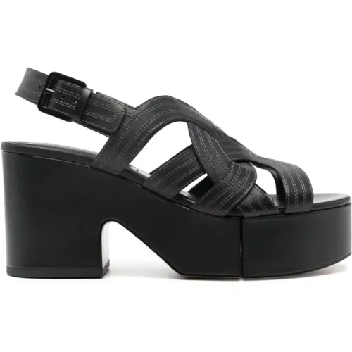 Schwarze Sandalen für Frauen , Damen, Größe: 36 EU - Clergerie - Modalova