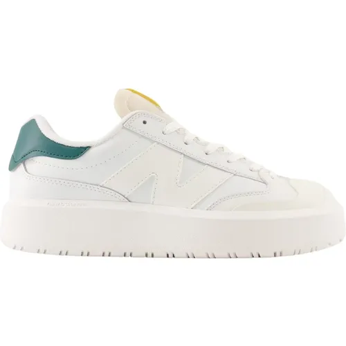 Weiße Vintage Teal Maize Tennisschuhe , Damen, Größe: 35 EU - New Balance - Modalova