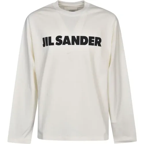 Herren Porzellan T-Shirt & Polo , Herren, Größe: L - Jil Sander - Modalova