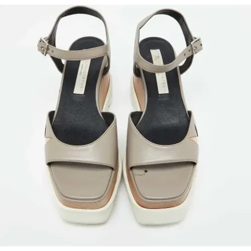 Pre-owned Leather sandals , female, Sizes: 3 1/2 UK - Stella McCartney Pre-owned - Modalova