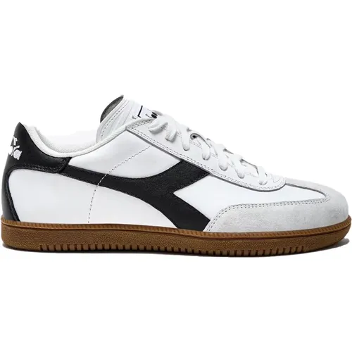 Weiße Sneakers 80er Stil , unisex, Größe: 41 EU - Diadora - Modalova