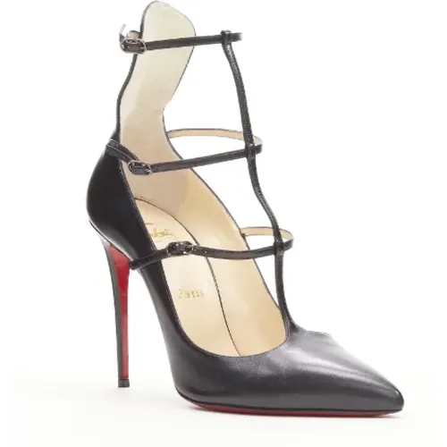 Pre-owned Leather heels , female, Sizes: 5 UK - Christian Louboutin Pre-owned - Modalova