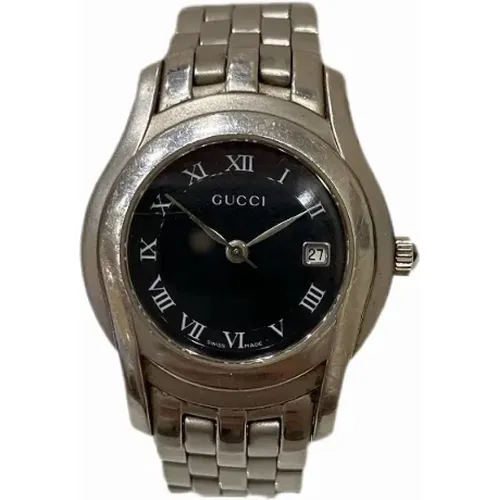 Pre-owned Metal watches , female, Sizes: ONE SIZE - Gucci Vintage - Modalova