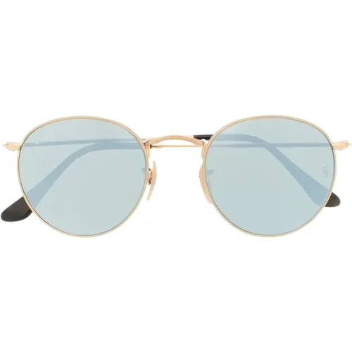 Round flat lenses , male, Sizes: 50 MM - Ray-Ban - Modalova