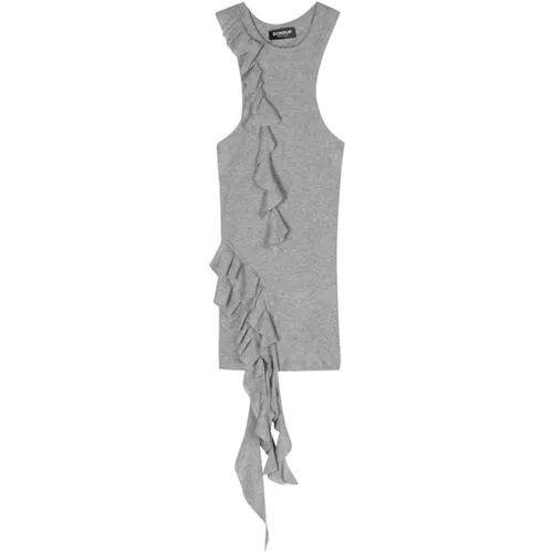 Grigio Tank Top , female, Sizes: S, L, XS, M - Dondup - Modalova