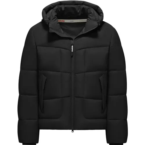 Schwarze Kurze Jacke , Herren, Größe: 2XL - Invicta - Modalova