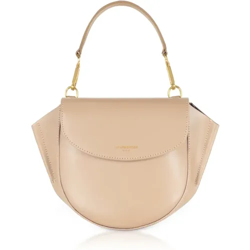 Astorya Leather Mini Bag w/Shoulder Strap , female, Sizes: ONE SIZE - Le Parmentier - Modalova