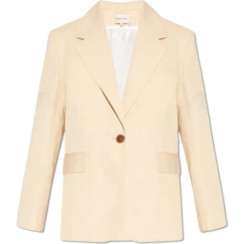 Baumwollblazer , Damen, Größe: S - Maison Kitsuné - Modalova