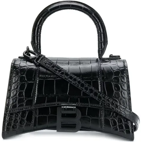 Hourglass Top Handle Bag , female, Sizes: ONE SIZE - Balenciaga - Modalova