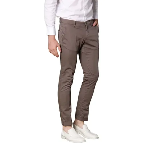 Extra Slim Chino Hose aus Stretch-Gabardine , Herren, Größe: 2XL - Mason's - Modalova