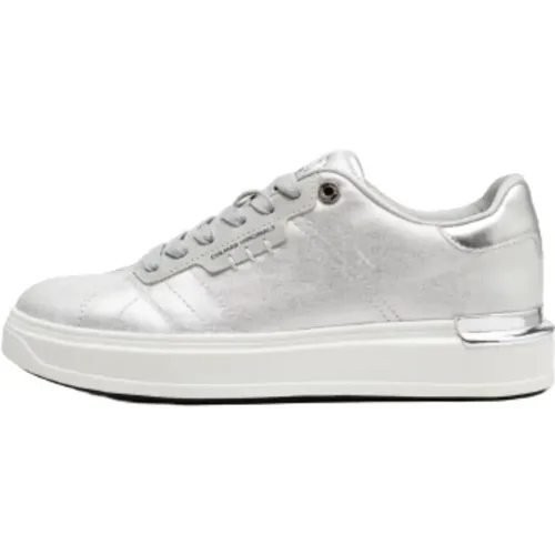 Womens Clayton Lux Sneaker Silver , female, Sizes: 8 UK, 3 UK - Colmar - Modalova