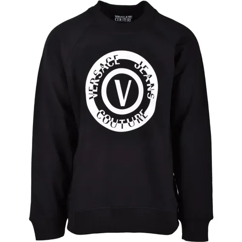 Baumwoll-Sweatshirt mit einzigartigem Stil , Herren, Größe: L - Versace Jeans Couture - Modalova