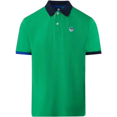 Short Sleeve Polo Shirt , male, Sizes: XL, M - North Sails - Modalova