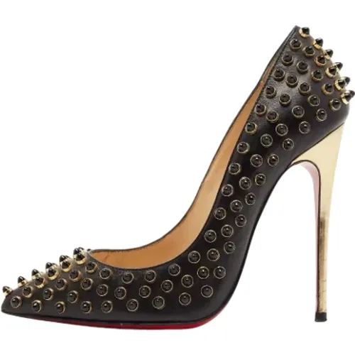 Pre-owned Leather heels , female, Sizes: 1 1/2 UK - Christian Louboutin Pre-owned - Modalova