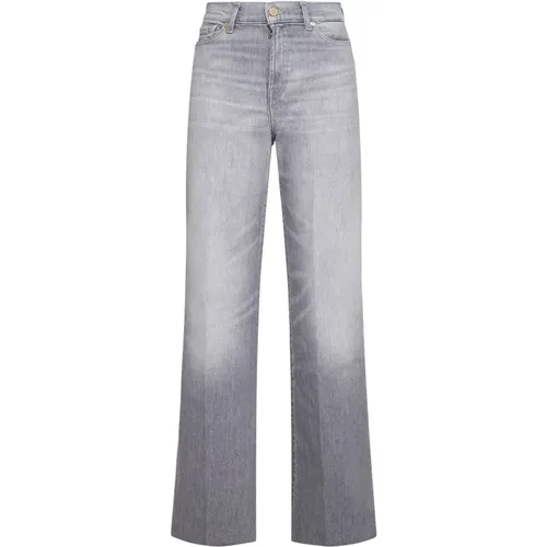 Grey Denim Jeans , female, Sizes: W26, W31, W27, W28, W29, W30 - 7 For All Mankind - Modalova