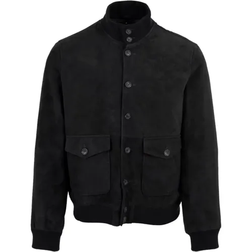 Long Island Leather Coat , male, Sizes: 2XL, XL, 3XL - The Jack Leathers - Modalova