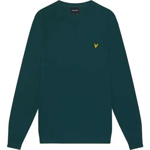 Cotton Merino Crew Jumper , Herren, Größe: XL - Lyle & Scott - Modalova