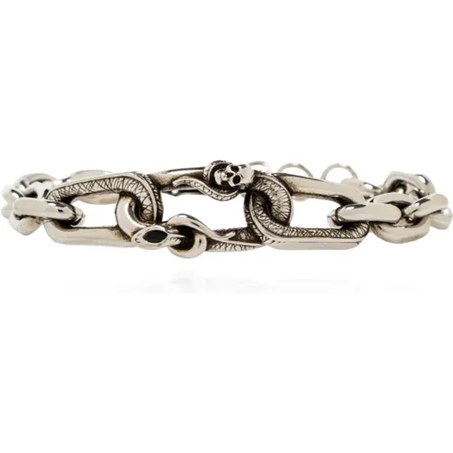 Bracelet , male, Sizes: ONE SIZE - alexander mcqueen - Modalova