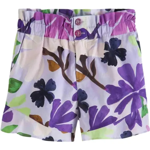 Blumige Lila Kinder Shorts - Scotch & Soda - Modalova