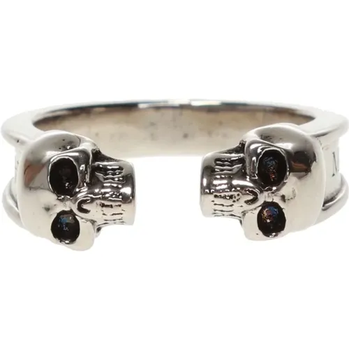 Ring mit Schädelmotiv , Herren, Größe: 58 MM - alexander mcqueen - Modalova