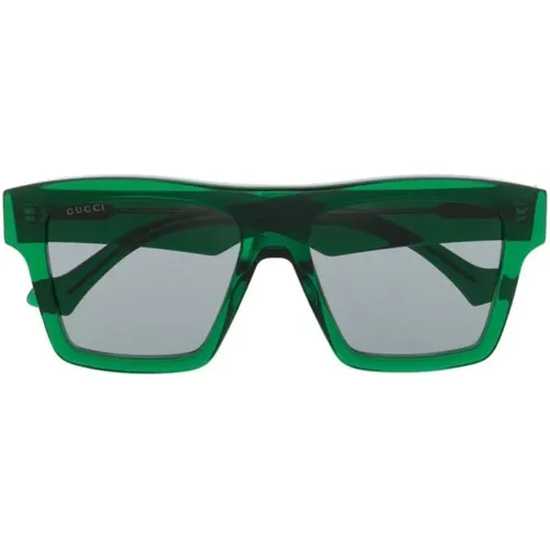 Rectangular Frame Sunglasses , male, Sizes: ONE SIZE - Gucci - Modalova