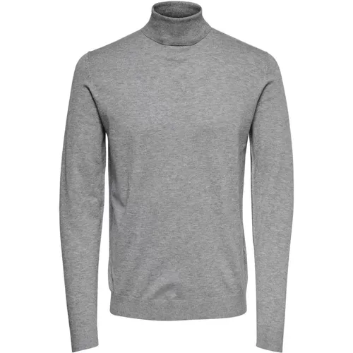 Eleganter Rollkragenpullover für Herren , Herren, Größe: M - Only & Sons - Modalova