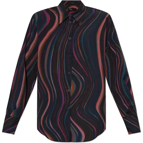 Gemustertes Hemd , Damen, Größe: 2XL - PS By Paul Smith - Modalova