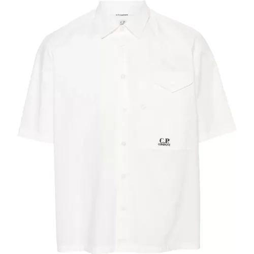 Shirts , Herren, Größe: L - C.P. Company - Modalova