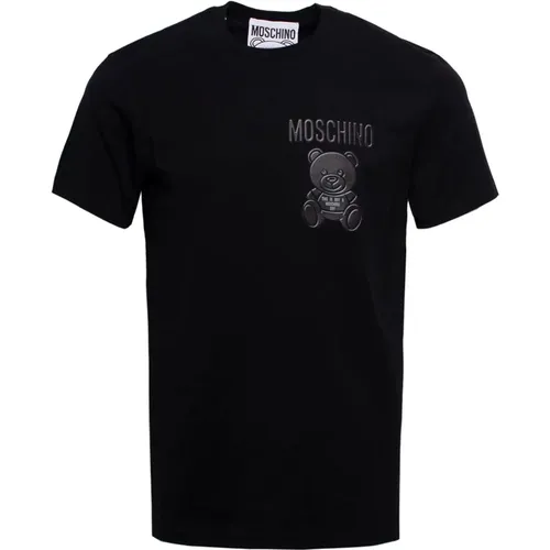 Teddybär Baumwoll-T-Shirt , Herren, Größe: L - Moschino - Modalova