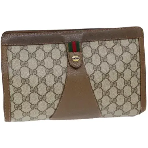 Pre-owned Canvas clutches , female, Sizes: ONE SIZE - Gucci Vintage - Modalova