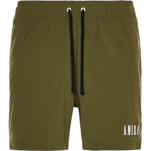 Core Logo Swimshorts in Military , male, Sizes: M, S, L - Amiri - Modalova