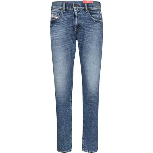 Faded Denim Slim Fit Jeans , male, Sizes: W30 - Diesel - Modalova