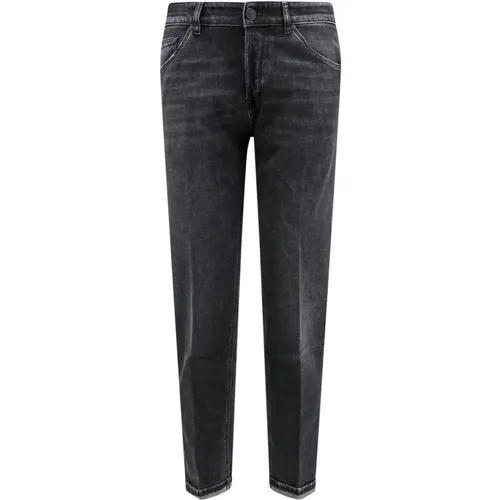 Stretch Grey Denim Trouser , male, Sizes: W32, W36, W31, W29, W33, W30 - PT Torino - Modalova