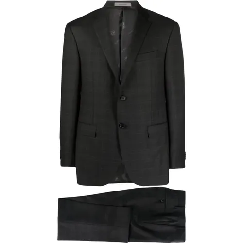 Super 170's Wool Suit, Made in Italy , male, Sizes: L, 4XL, XL, 3XL - Corneliani - Modalova