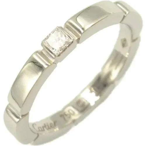 Pre-owned White Gold rings , female, Sizes: ONE SIZE - Cartier Vintage - Modalova