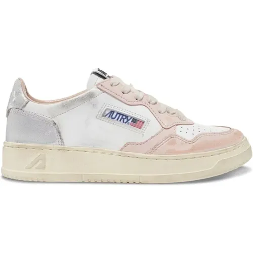 Vintage Low Medalist Sneakers , Damen, Größe: 37 EU - Autry - Modalova