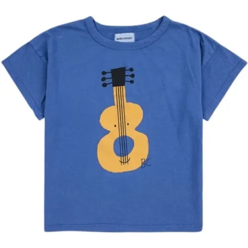 Blaues Akustikgitarren T-Shirt - Bobo Choses - Modalova