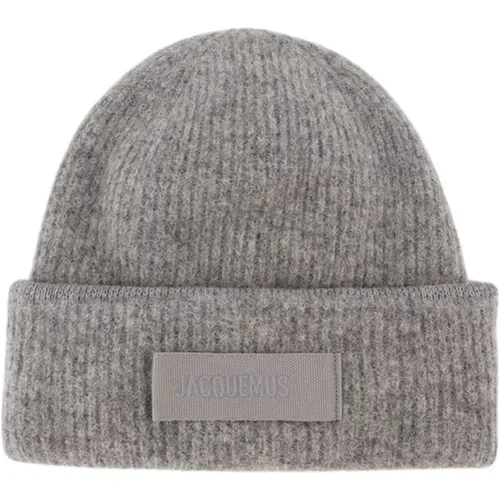 Dunkelgrauer Woll Beanie Gros Grain - Jacquemus - Modalova