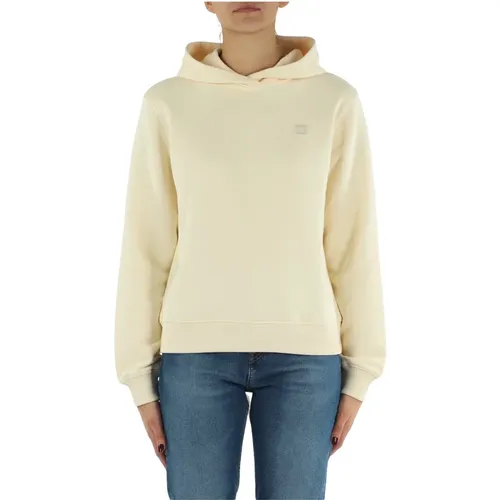Kapuzenpullover mit Logo Patch , Damen, Größe: L - Calvin Klein Jeans - Modalova