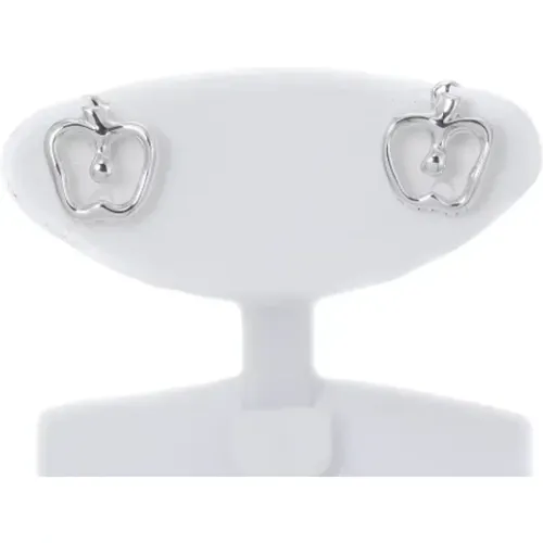 Pre-owned Silver earrings , female, Sizes: ONE SIZE - Tiffany & Co. Pre-owned - Modalova