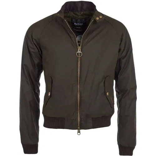 Steve McQueen Bomber Jacket , male, Sizes: L - Barbour - Modalova