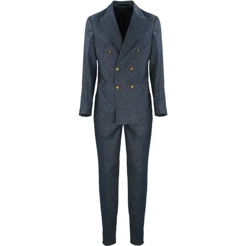 Single Breasted Suits , male, Sizes: L, M, S - Eleventy - Modalova