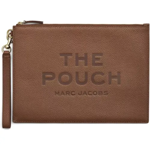 Leather Large Pouch Wallets , female, Sizes: ONE SIZE - Marc Jacobs - Modalova